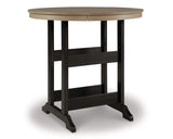 Mesa de comedor de exterior Fairen Trail de altura alta con 2 taburetes