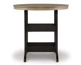 Mesa de comedor de exterior Fairen Trail de altura alta con 2 taburetes