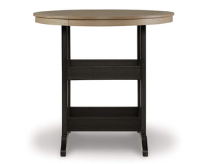 Mesa de comedor de exterior Fairen Trail de altura alta con 2 taburetes