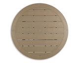 Mesa de comedor de exterior Fairen Trail de altura alta con 2 taburetes