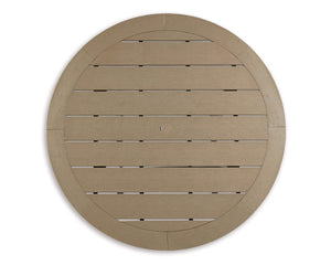 Mesa de comedor de exterior Fairen Trail de altura alta con 2 taburetes