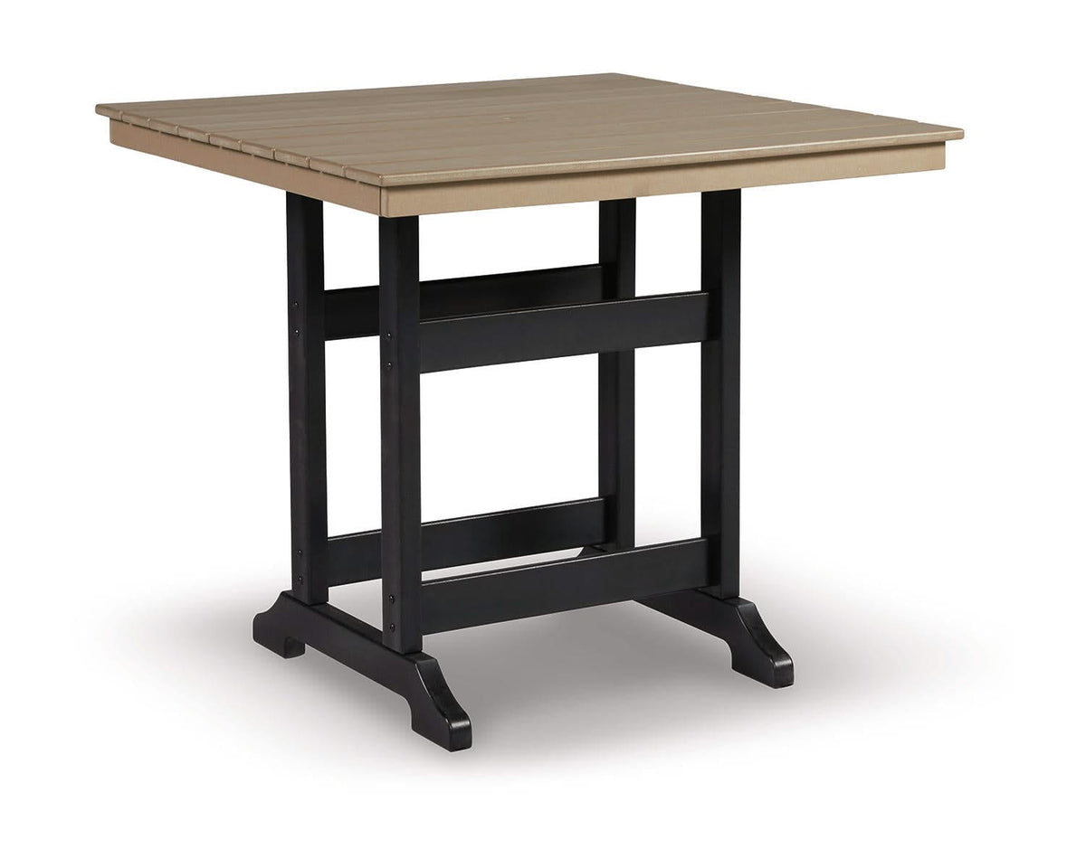 Fairen Trail Outdoor Counter Height Dining Table with 4 Barstools