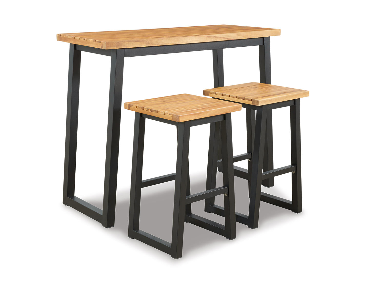 Town Wood Outdoor Counter Table Set (Set of 3)