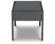 Alina Outdoor Love/Chairs/Table Set (Set of 4)