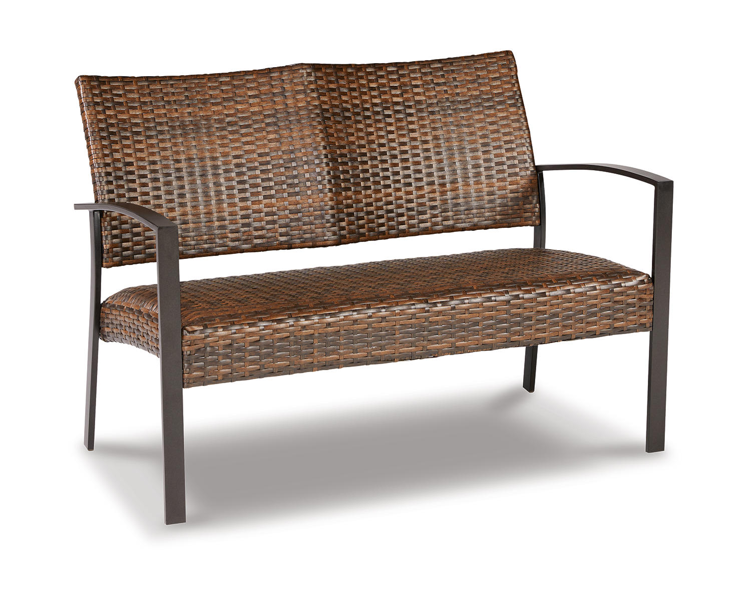 Zariyah Outdoor Love/Chairs/Table Set (Set of 4)