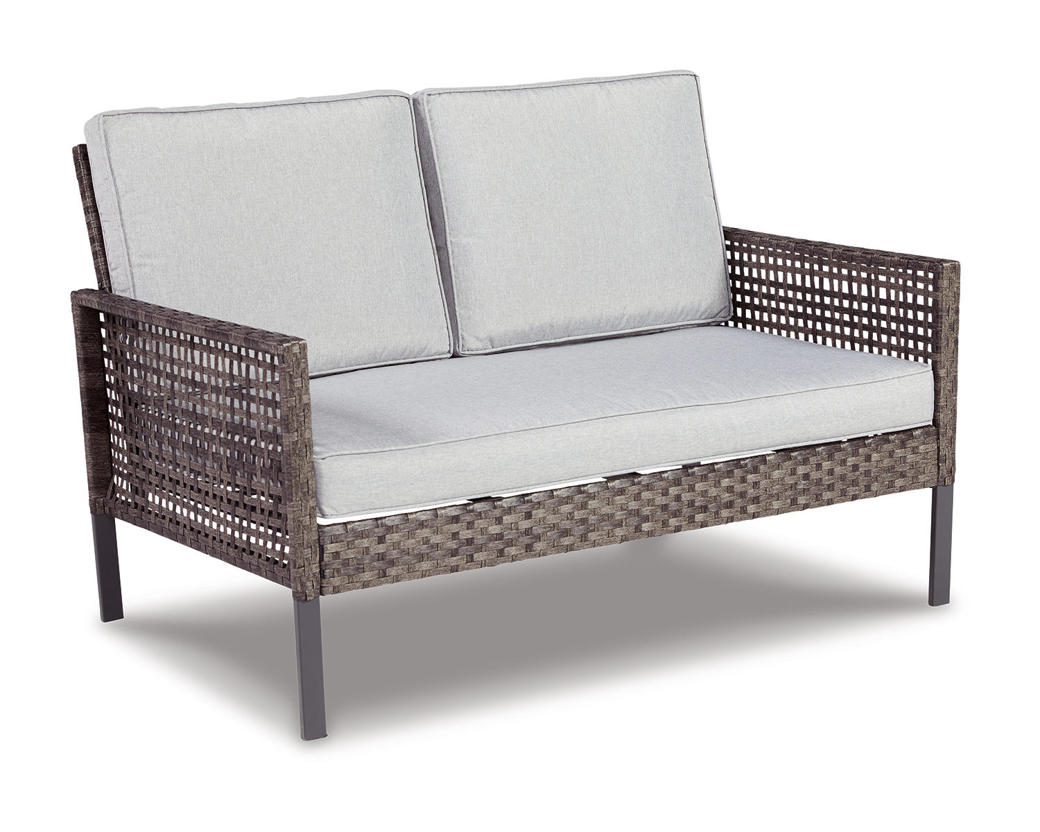 Lainey Outdoor Love/Chairs/Table Set (Set of 4)