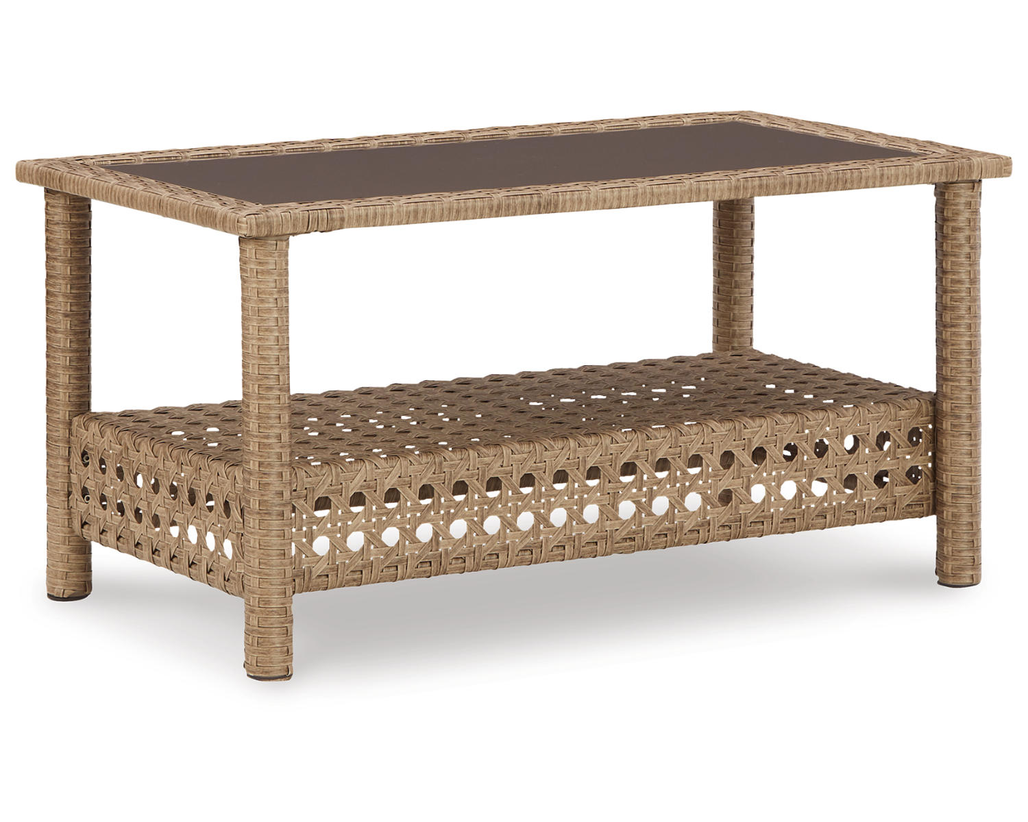 Braylee Outdoor Loveseat with Table (Set of 2)