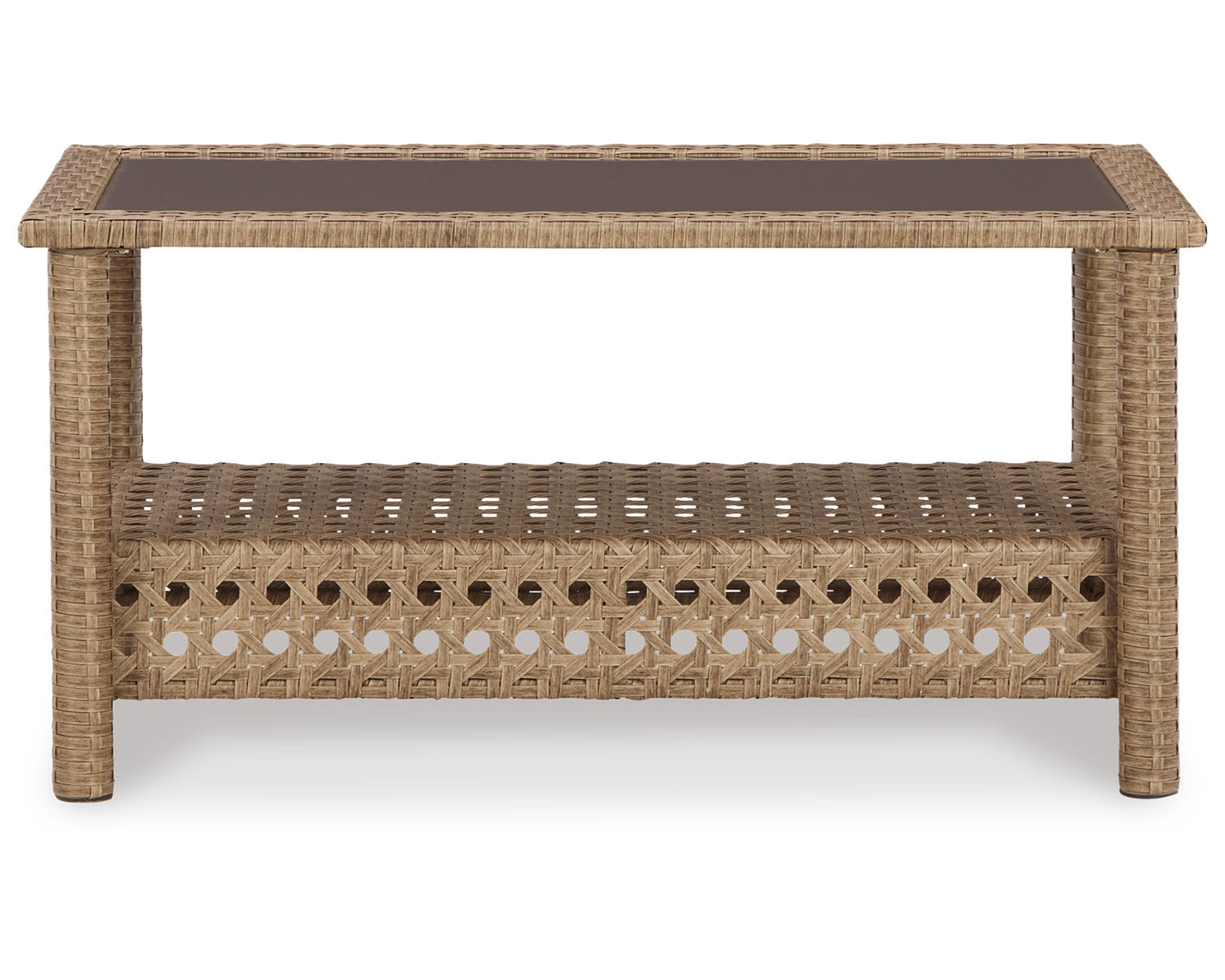 Braylee Outdoor Loveseat with Table (Set of 2)