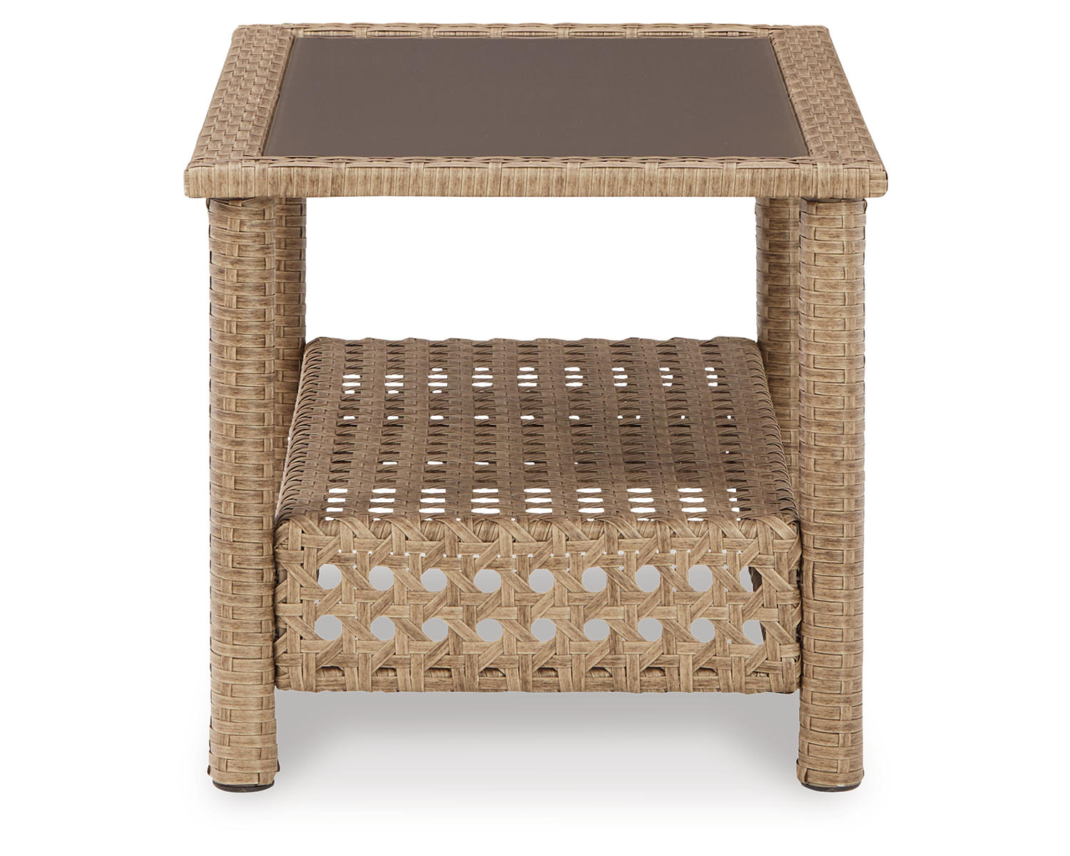 Braylee Outdoor Loveseat with Table (Set of 2)