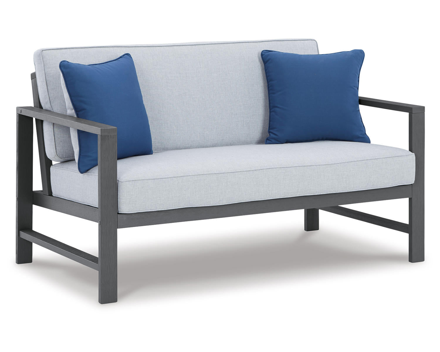 Fynnegan Outdoor Loveseat with Table (Set of 2)