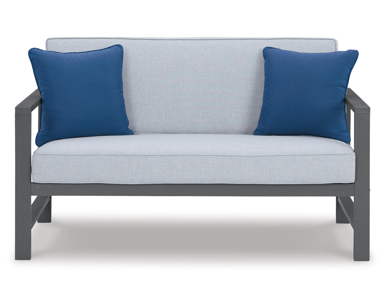 Fynnegan Outdoor Loveseat with Table (Set of 2)