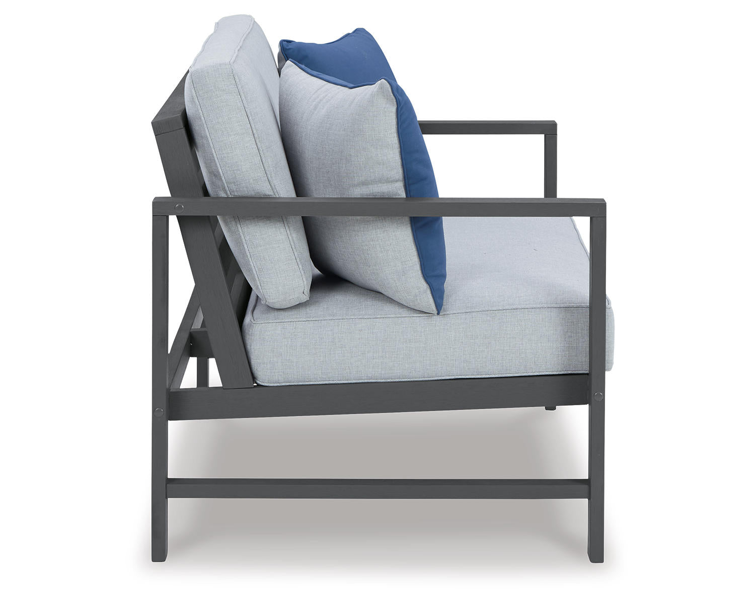 Fynnegan Outdoor Loveseat with Table (Set of 2)