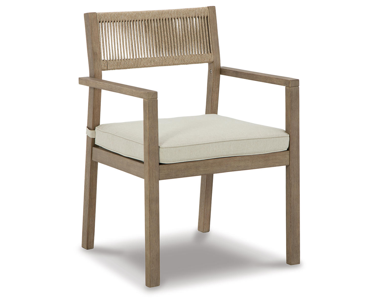 Aria Plains Arm Chair with Cushion (Set of 2)
