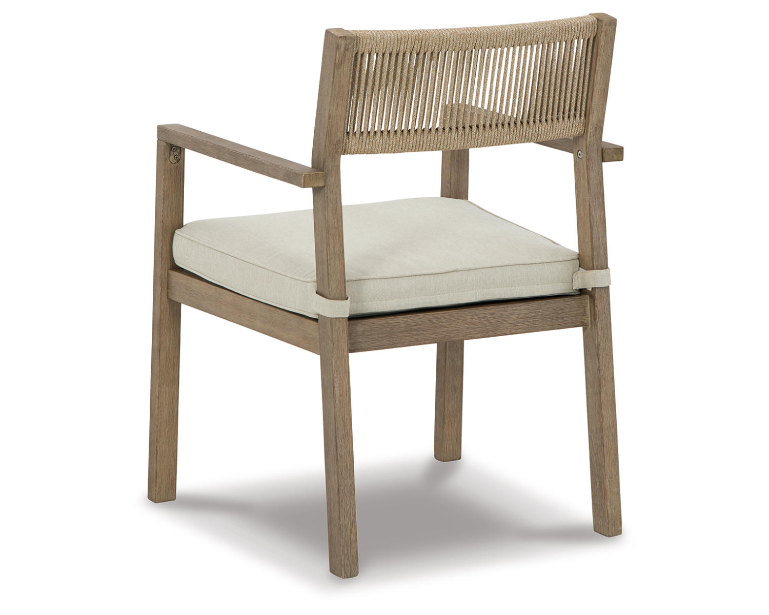 Aria Plains Arm Chair with Cushion (Set of 2)