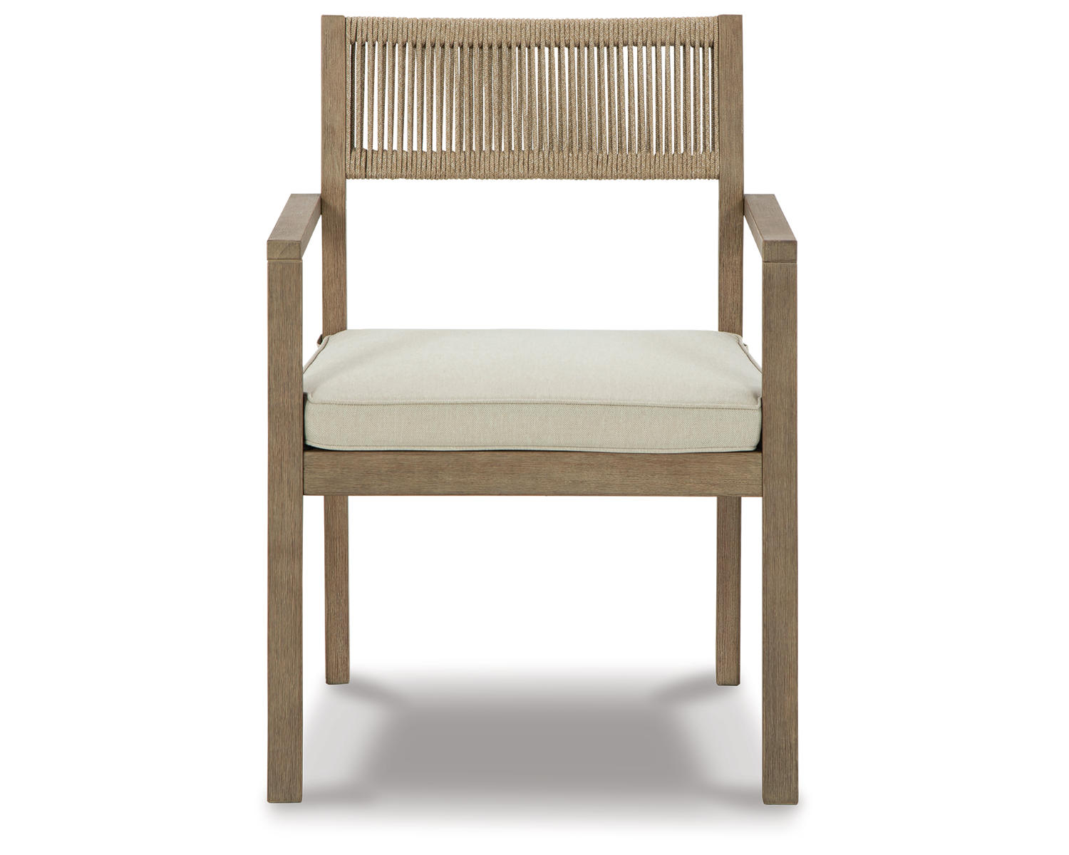 Aria Plains Arm Chair with Cushion (Set of 2)