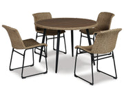 Amaris Outdoor Dining Table with 4 Chairs