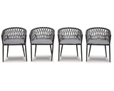 Sillas de comedor para exterior Palm Bliss (juego de 4)