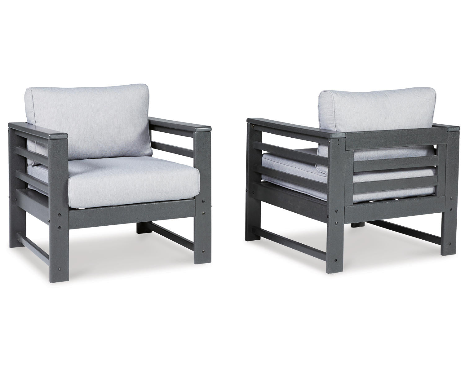 Amora Outdoor Loveseat, 2 Lounge Chairs and Coffee Table