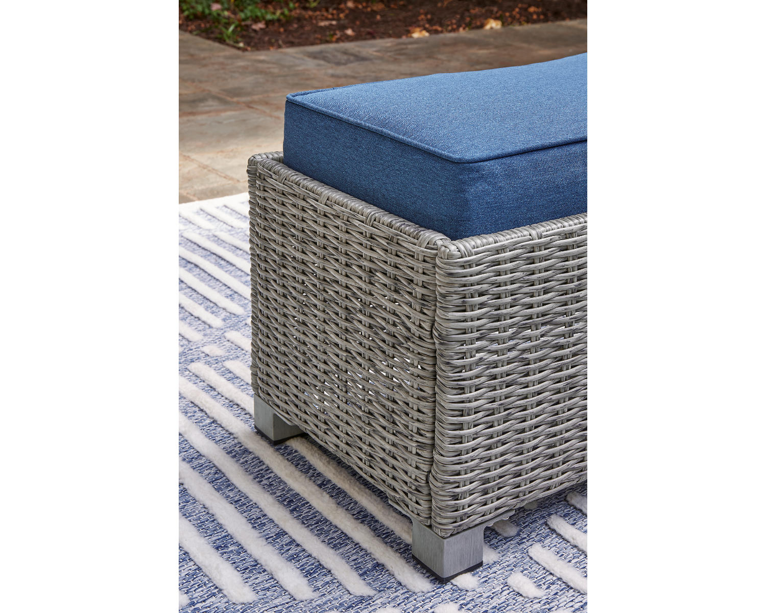 Naples Beach Outdoor Bench with Cushion
