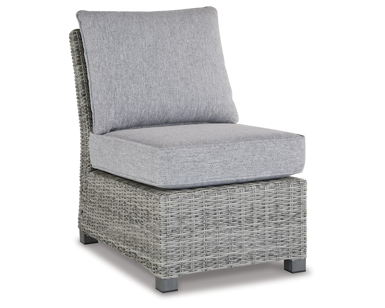 Naples Beach Armless Chair with Cushion
