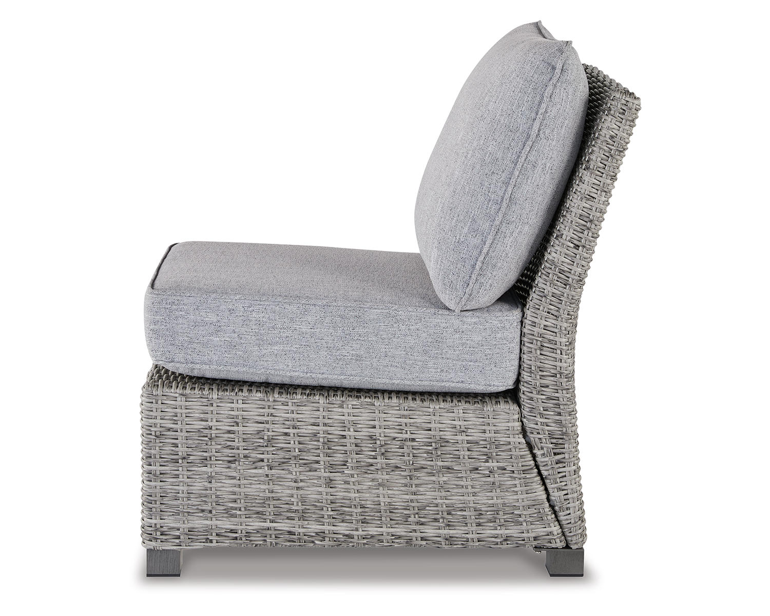 Naples Beach Armless Chair with Cushion