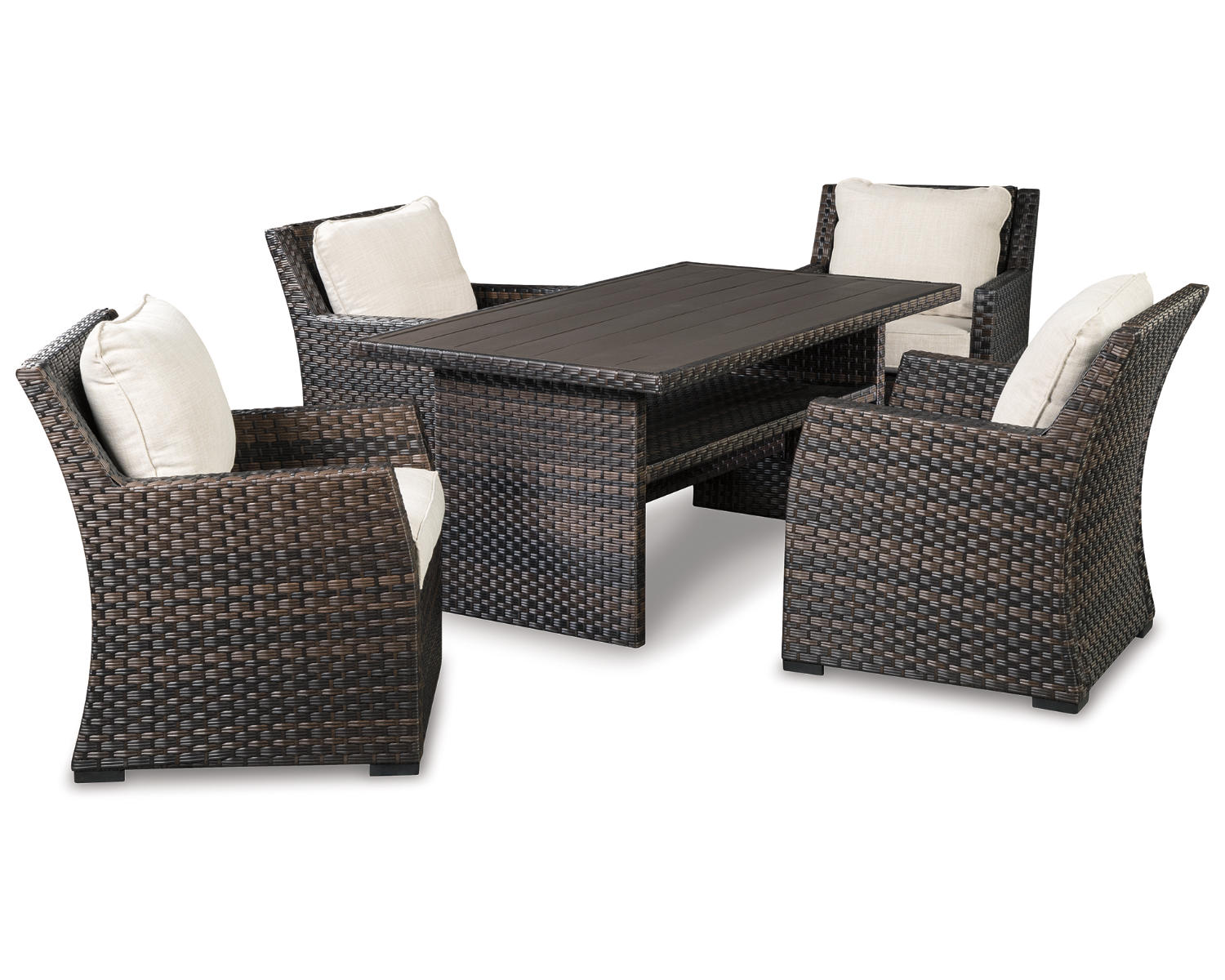 Easy Isle Outdoor Dining Table and 4 Chairs