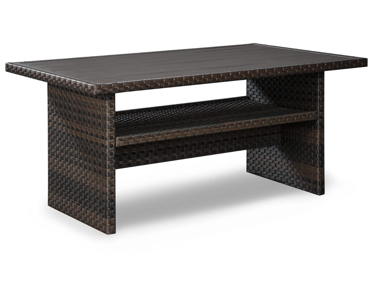 Easy Isle 3-Piece Outdoor Sofa Sectional with Lounge Chair and Table