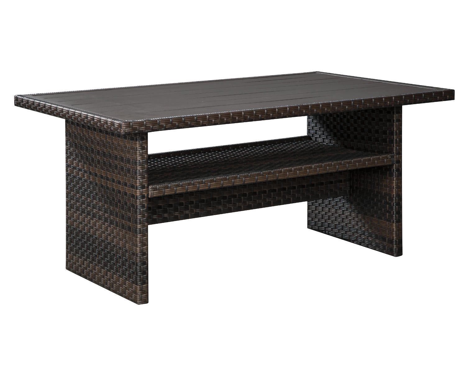 Easy Isle 3-Piece Outdoor Sofa Sectional with Table