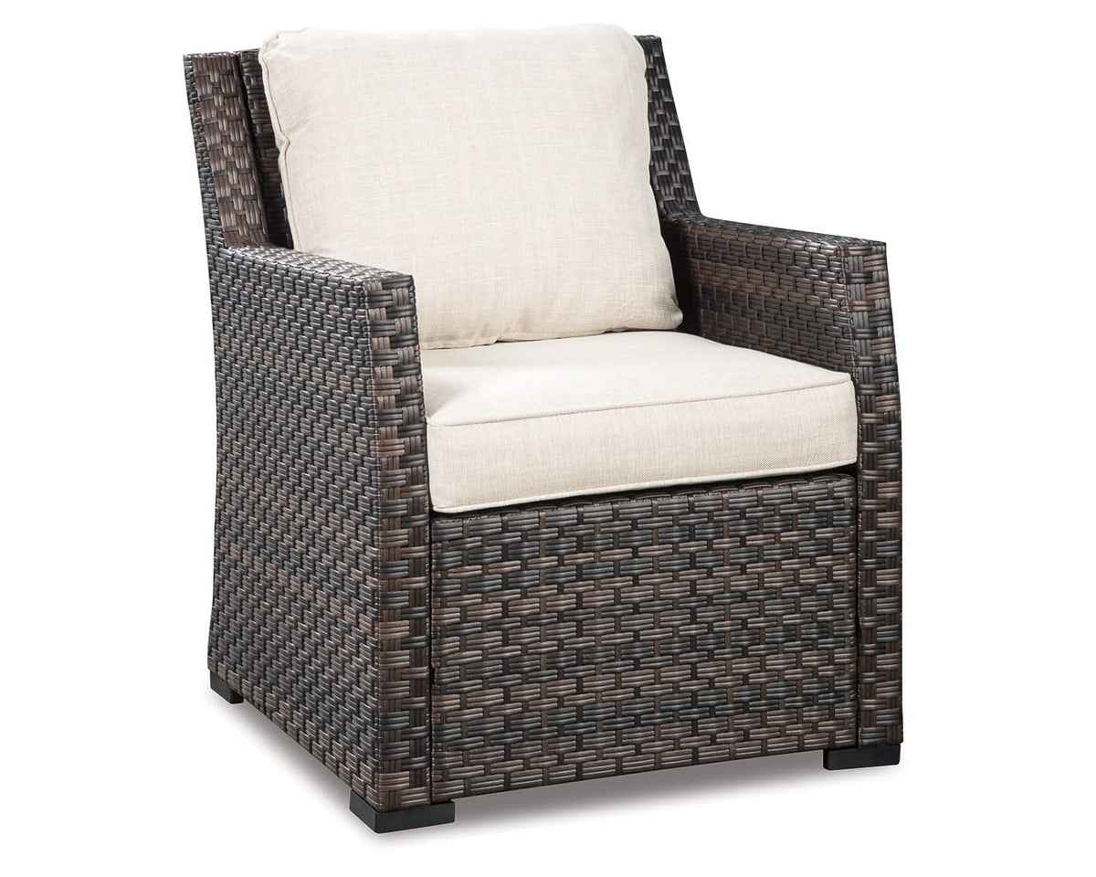 Easy Isle 3-Piece Outdoor Sofa Sectional with Lounge Chair and Table