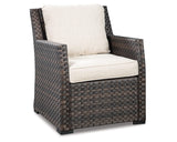 Easy Isle 3-Piece Outdoor Sofa Sectional with Lounge Chair and Table