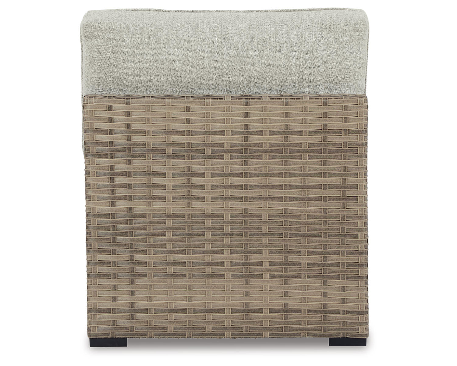 Calworth Outdoor Armless Chair with Cushion (Set of 2)