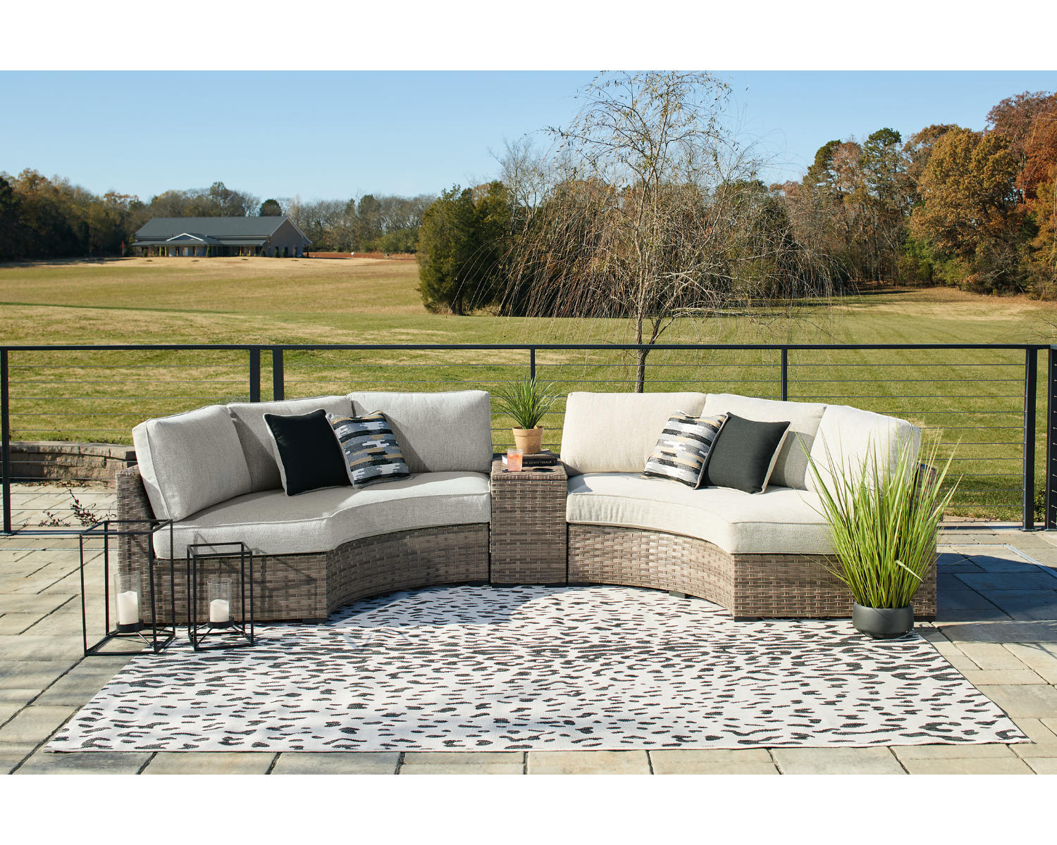 Calworth 3-Piece Outdoor Sectional