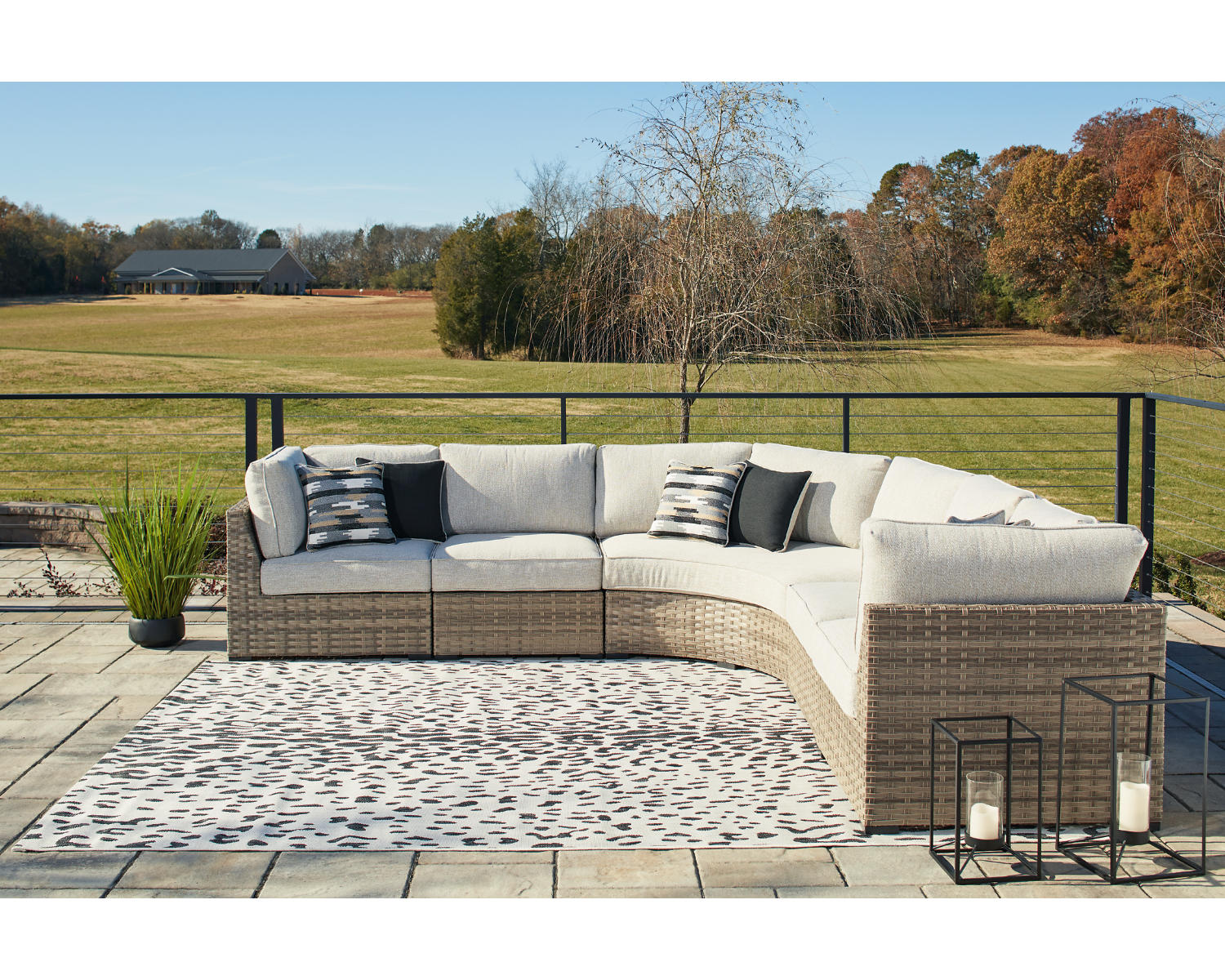 Calworth 5-Piece Outdoor Sectional