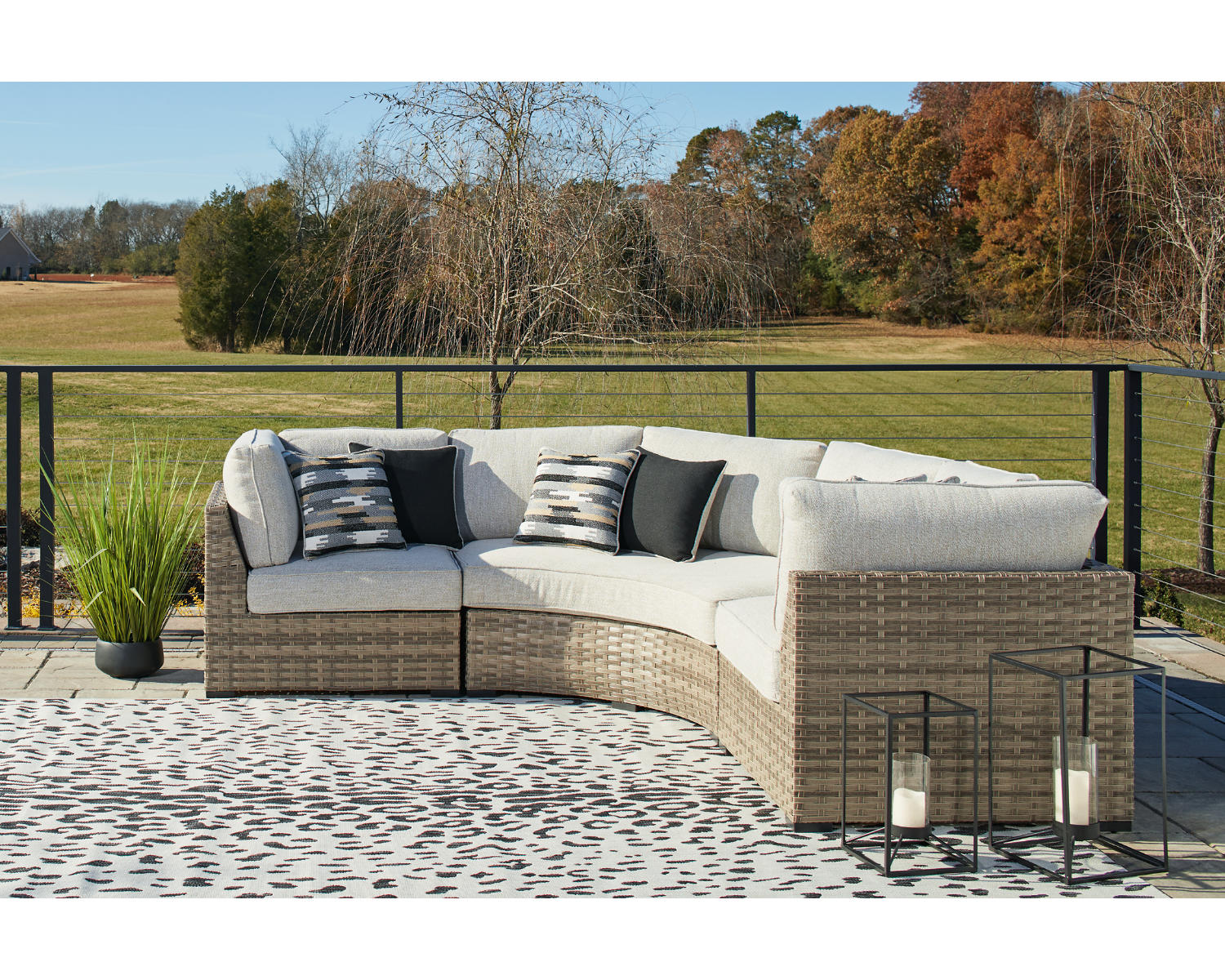 Calworth 3-Piece Outdoor Sectional