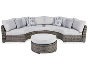 Harbor Court 2-Piece Outdoor Sectional with Ottoman