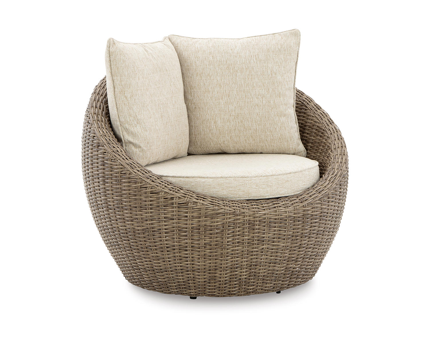 Danson 2 Swivel Lounge Chairs and End Table