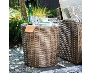 Mesa auxiliar de exterior Sandy Bloom