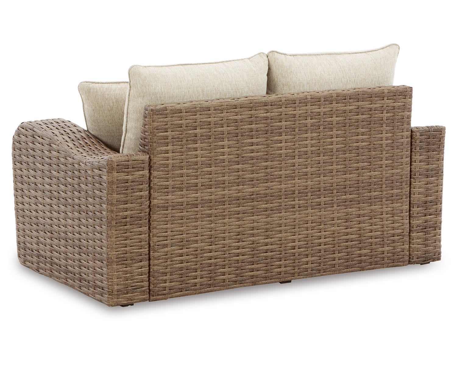 Sandy Bloom Outdoor Loveseat with Cushion