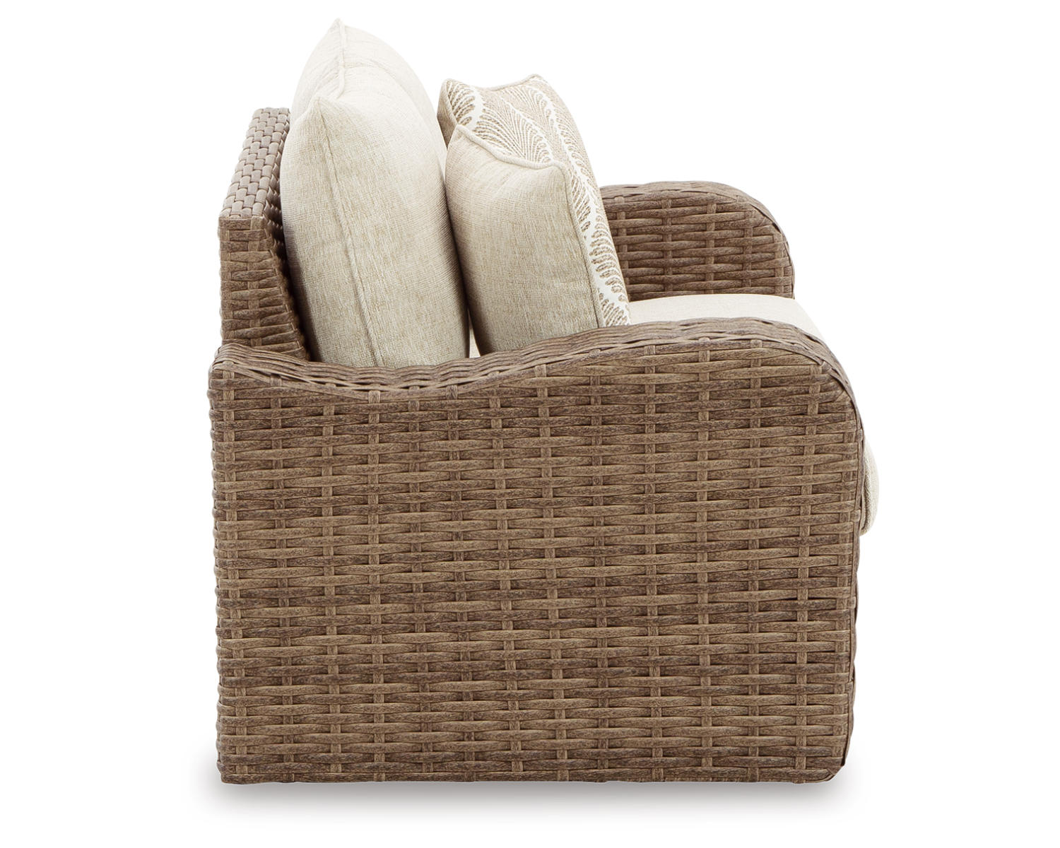 Sandy Bloom Outdoor Loveseat with Cushion