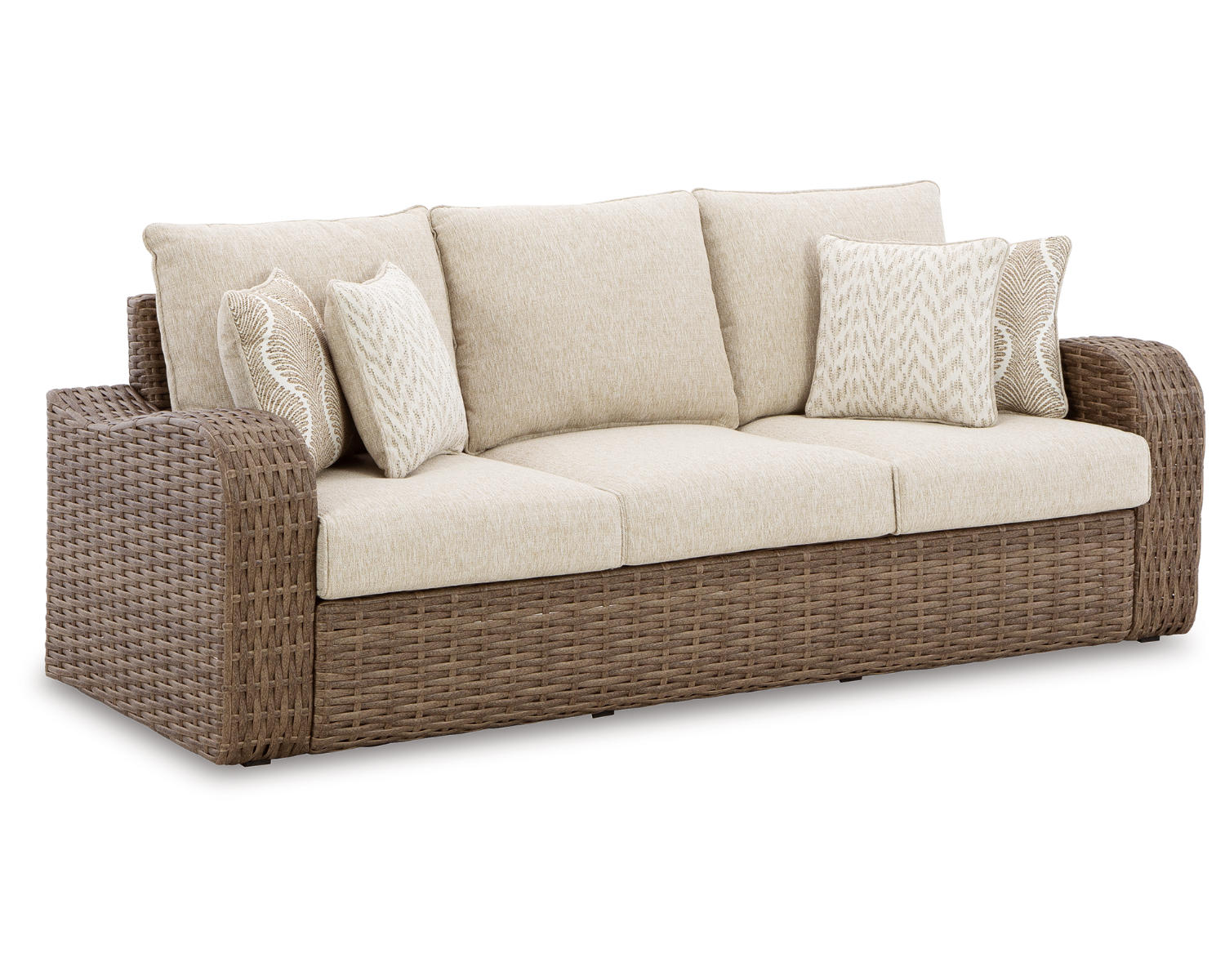 Sandy Bloom Outdoor Sofa with Cushion
