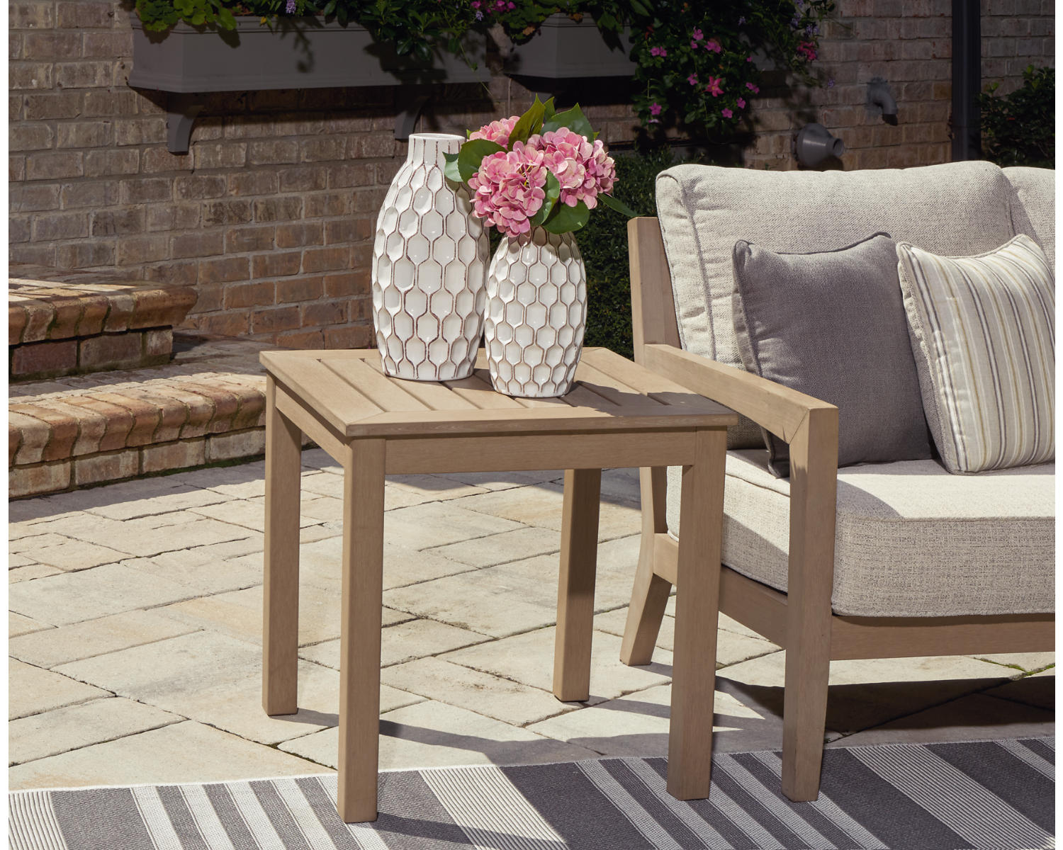Hallow Creek Outdoor End Table
