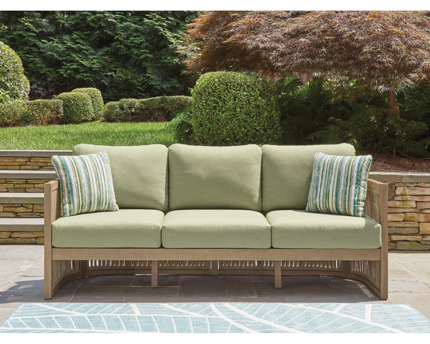 Serena Shores Outdoor Sofa with Cushion