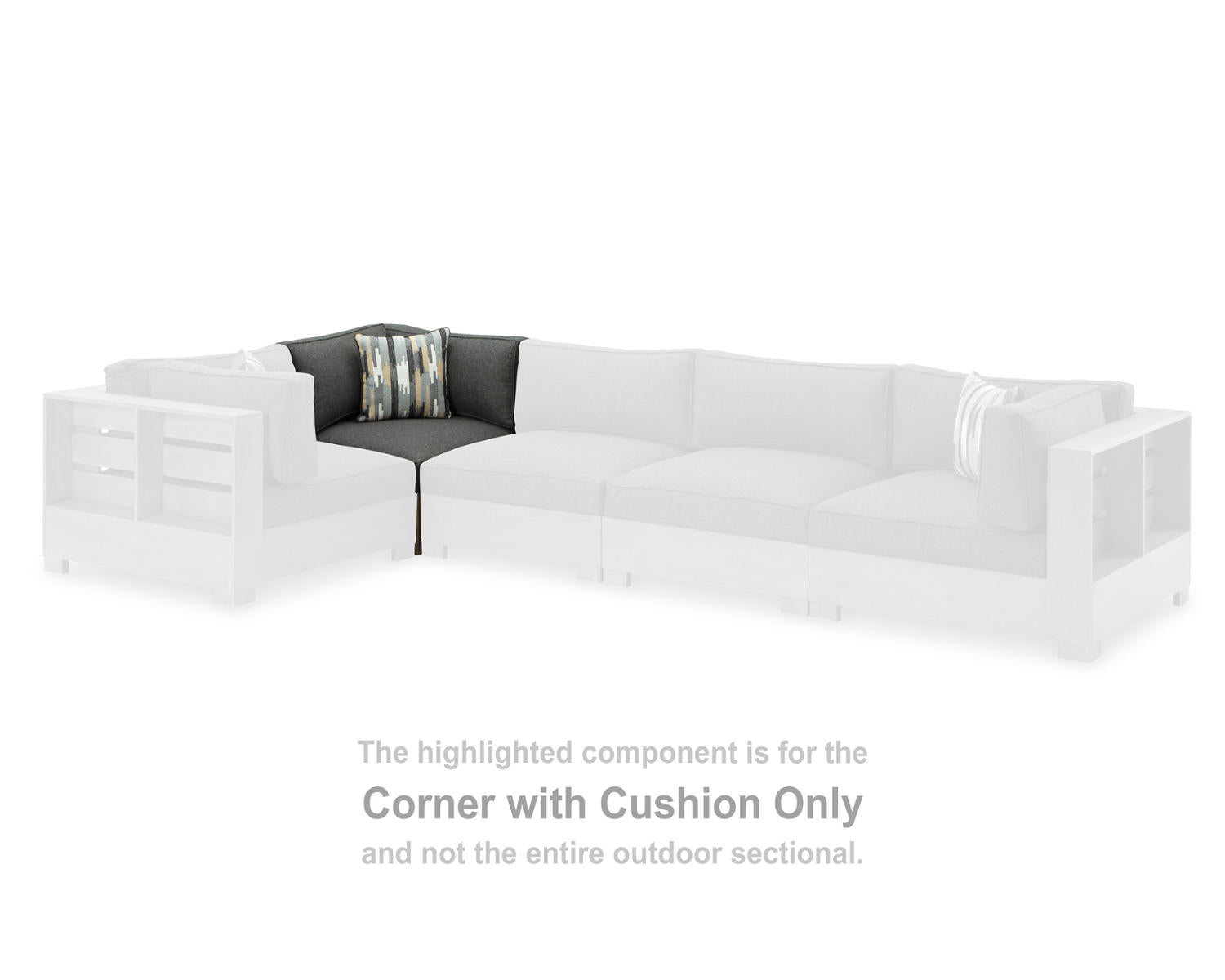 Citrine Park Corner with Cushion