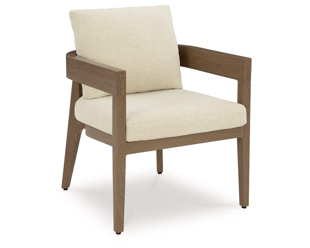 Sillón de comedor exterior Serene Bay con cojín (juego de 2)
