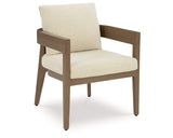 Sillón de comedor exterior Serene Bay con cojín (juego de 2)