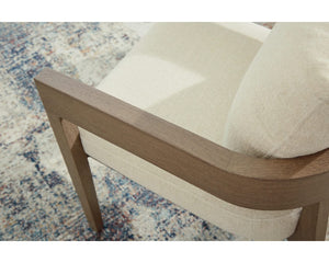 Sillón de comedor exterior Serene Bay con cojín (juego de 2)