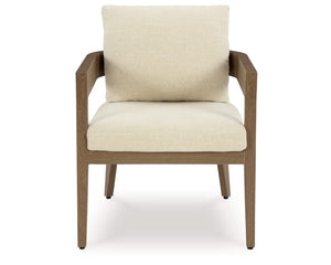 Sillón de comedor exterior Serene Bay con cojín (juego de 2)