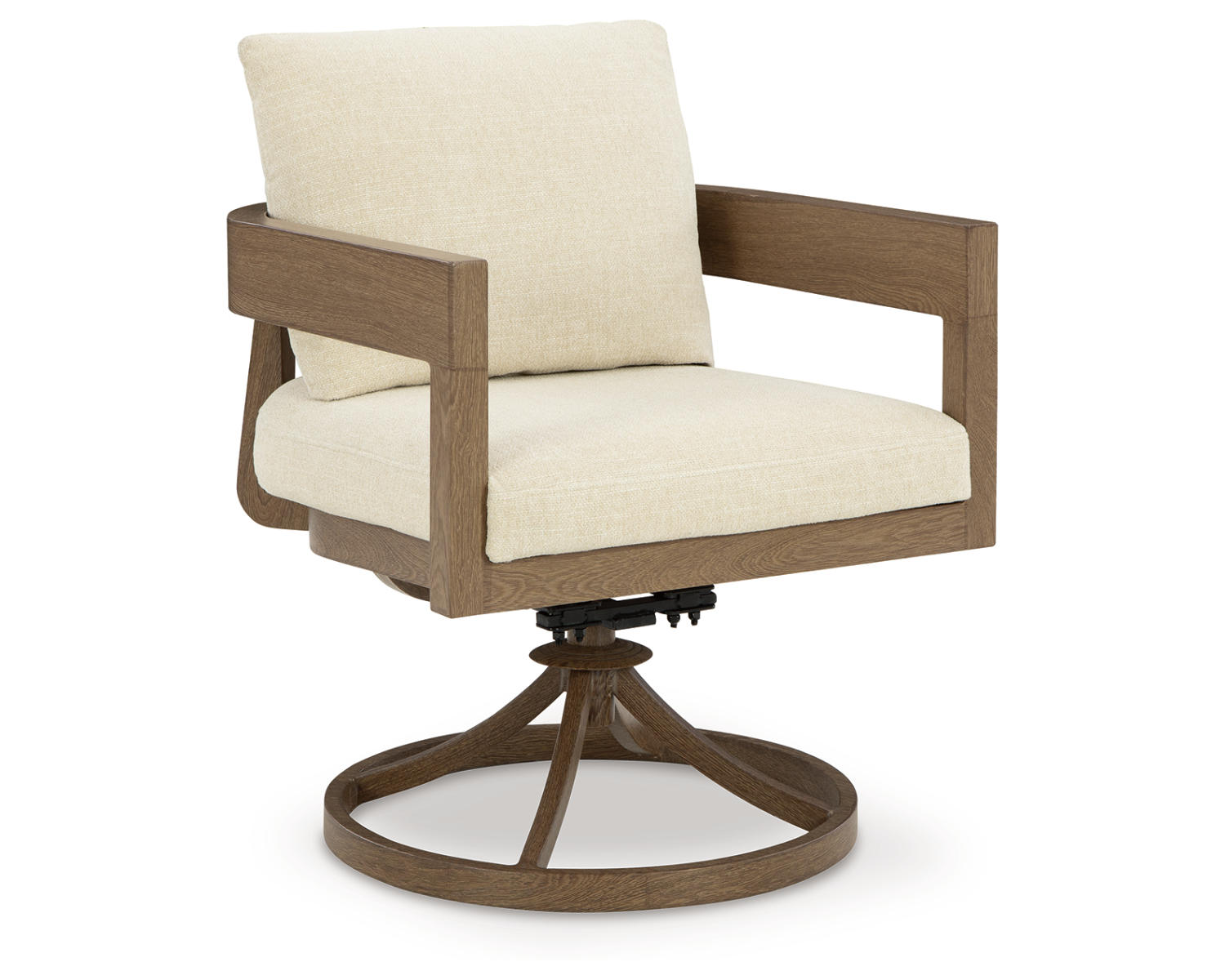 Serene Bay Outdoor Swivel Dining Chair with Cushion (Set of 2)