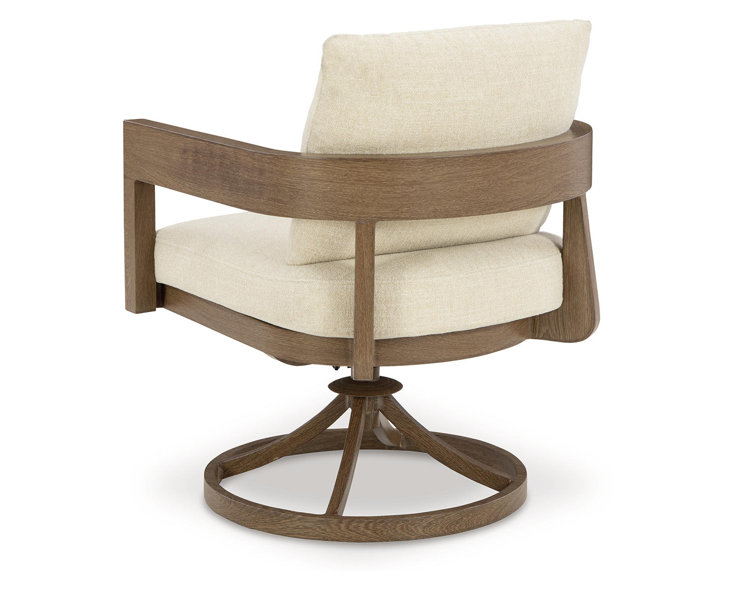 Serene Bay Outdoor Swivel Dining Chair with Cushion (Set of 2)