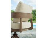 Serene Bay Outdoor Swivel Dining Chair with Cushion (Set of 2)